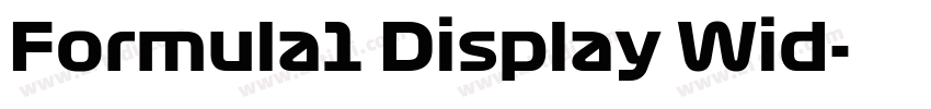 Formula1 Display Wid字体转换 Formula1 Display Wid字体转换